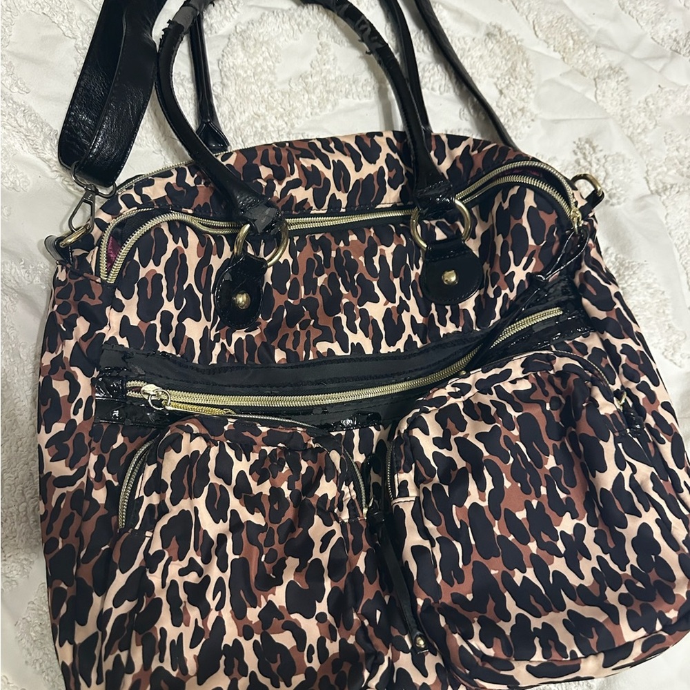 Leopard Print Tote Bag Betsy Johnson